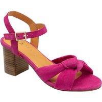 Ravel Women's 'Balne' Suede Heeled Sandals in Fuchsia | Size: 5