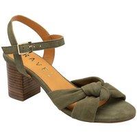 Ravel Women's 'Balne' Suede Heeled Sandals in Olive | Size: 6
