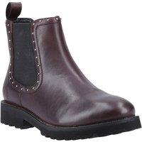 Hush Puppies Women's Gwyneth Stud Boot in Plum | Size: 6