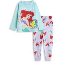 Disney Girl's Long Sleeve Long Leg Pyjama Set | Blue | Official Merch | Size: 2-3 Years