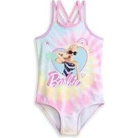 Barbie Girl's 1 Piece Swimming Costume | pink | Official Merch | Size: 4-5 Years