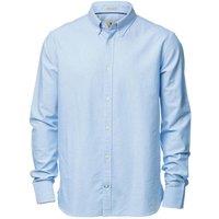 Nimbus Men's Rochester Oxford Long Sleeve Formal Shirt in Light Blue | Size: 4XL