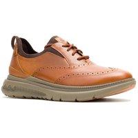 Hush Puppies Men's Excel Wingtip Shoe in Tan | Size: 9