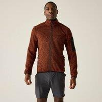 Regatta Men's Newhill Insulating Stretch Full Zip Fleece in Burnt Orange | Size: Large