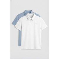 Tommy Life Men's Cotton-Blend Polo T-Shirt in Off-White | Size: XL