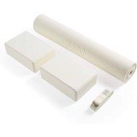 Myga Yoga Entry Mat, Strap & Pair of Blocks in Cream