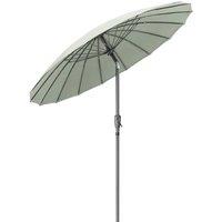 Christow 2m Shanghai Parasol Garden Umbrella Tilting Sunshade UV Resistant in Green