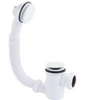 McAlpine Bath Trap Waste & O/Flow - Gloss White