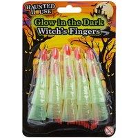 VFM e-Store Witch Finger Toppers Glow in the Dark Props Trick or Treat Party Green