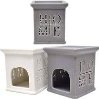BARGAINS-GALORE Set Of 4 Home Design Oil Burners Melt Wax Fragrance Ceramic Tealight