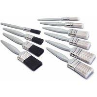 Harris Essentials Wall Ceiling & Gloss Paint Brush Set (Pack of 10) in White
