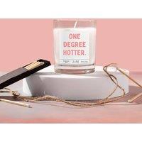 JAAM One Degree Hotter Candle For Graduation - Fluffy Towels in Clear
