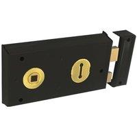 Securit Double Handed Rim Lock in Black