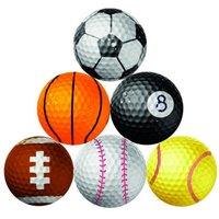 Longridge Sports Balls Golf Balls (Pack of 6)