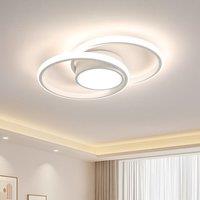 COMELY LED Ceiling Lights, Modern LED Ceiling Lights 42W, 4500K, White, Dia 40cm in White