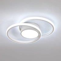 COMELY LED Ceiling Lights, 42W Modern Round Ceiling Lighting, 6500K, White