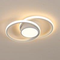 COMELY LED Ceiling Lights, Modern LED Ceiling Lights 42W, 3000K, White, Dia 40cm in White