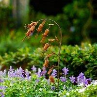 Quipulse Vintage Lily of the Valley Ground Decoration in Brown