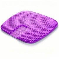 Quipulse Cooling Gel Honeycomb Medium Seat Cushion in Purple