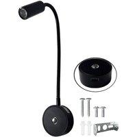NESTLUNE 12V LED Camper Van Interior Light Boat Caravan Spot in Black