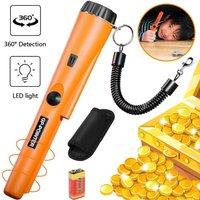 NESTLUNE Handheld Pinpointer Metal Detector Waterproof High in Orange | Size: 10000mm x 520mm