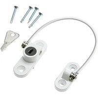 NESTLUNE 2 White Window Door Cable Restrictor Ventilato | Size: 10000mm x 520mm