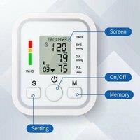 SPETLEK LCD Digital Automatic Upper Arm Blood Pressure in White