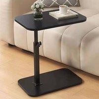 KORVIXA BLACK Adjustable C-Shaped Sofa Side End Table Coffee Laptop | Size: 1000 Pieces