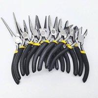 FLAVORA 8Pcs CRV Mini Precision Pliers Set With Storage Case J in Black | Size: 10000mm x 520mm