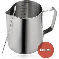 SPETLEK Milk Jug Stainless Steel 600ml in Silver | Size: 0.6m2
