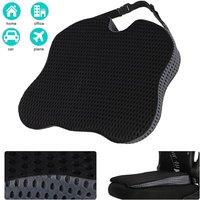 FLAVORA Memory Foam Coccyx Seat Cushion in Black | Size: 100 cm x 190 cm