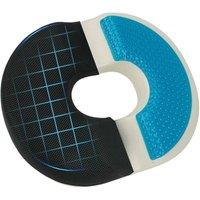 FLAVORA Memory Foam Donut Cushion Ring Seat Orthopedic Pain Relief in Black | Size: 122 cm x 183 cm