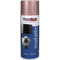 Plastikote Metallic Spray Rose Gold 400Ml