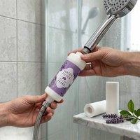 INMTFEI Lavender Shower Filter Cartridge, Hard Water Purifier for Hair & Skin in Purple