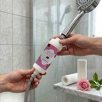 INMTFEI Rose Scent Shower Filter Cartridge, Hard Water Filter for Hair & Skin in Fuchsia