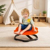 STILVORA Kids' Spinning Chair 360 Planet Design in Orange