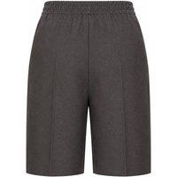 David Luke Men's Bermuda Length School Shorts in Charcoal | Size: 40 inches