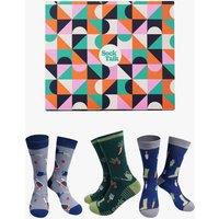 Sock Talk Men's Gardening Tools Bamboo Socks Gift Set Box | Size: 7-11