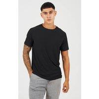 Brave Soul Men's Classic Crew Neck T-Shirt in Black | Size: Medium