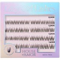 House of Amor Women's Lazy Pre-Glued Lashes - Radiance in Black