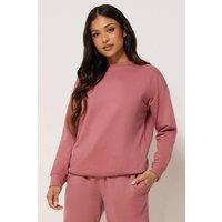 PixieGirl Women's Petite Crew Neck Sweatshirt in Pink | Size: 12