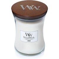 Woodwick Women's Linen Spa Medium Candle in White