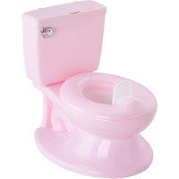 Potty Training Toilet with Anti-Splash Guard in Pink