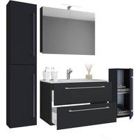 VCM 5-piece washbasin washbasin Badinos SC in Black