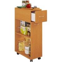 VCM Kitchen trolley Sevierwagen Tusal drawer in Light Oak