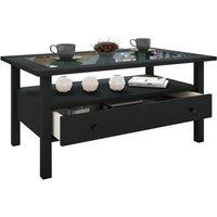 VCM Coffee table drawer Lingis L in Black