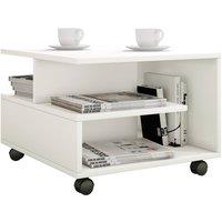 VCM Sofatically coffee table rolls Stango S in White