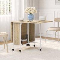 STILVORA Dining Table with Storage modern design in Light Oak