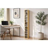 STILVORA CD Storage Tower 12 Cube Natural