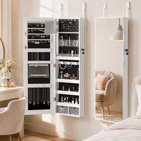 STILVORA Jewellery Cabinet with LED & Full Length Mirror
